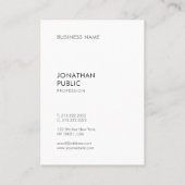 Elegant Professioneel Modern Trendy Eenvoudige Sja Visitekaartje (Achterkant)