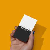 Elegant professioneel monogram minimaal visitekaartje