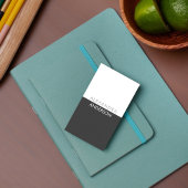 Elegant professioneel monogram minimaal visitekaartje