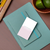 Elegant professioneel monogram minimaal visitekaartje