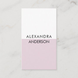 Elegant professioneel monogram minimale QR-code Visitekaartje