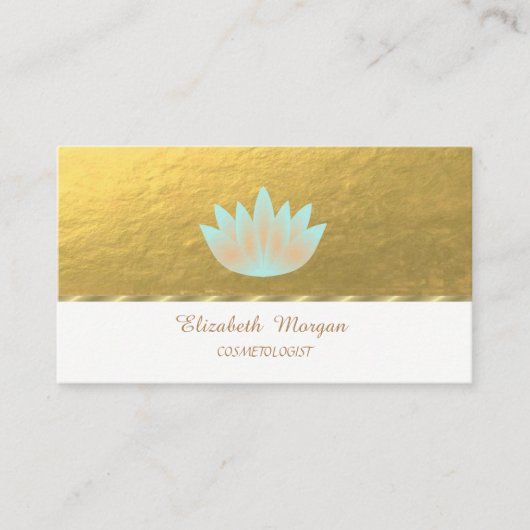 Elegant Professioneel, Nepgoud, Lotus Visitekaartje (Voorkant)