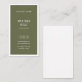 Elegant professioneel ontwerp Eenvoudig, modern, g Visitekaartje (Voorkant / Achterkant)