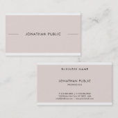 Elegant professioneel ontwerp met aantrekkelijk, s visitekaartje (Voorkant / Achterkant)