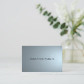 Elegant professioneel ontwerp Modern Plain Trendy Visitekaartje (Staand voorkant)