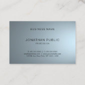 Elegant professioneel ontwerp Modern Plain Trendy Visitekaartje (Achterkant)