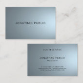 Elegant professioneel ontwerp Modern Plain Trendy Visitekaartje (Voorkant / Achterkant)