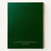 Elegant professioneel spiraal Notitieboek (Achterkant)