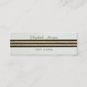 Elegant professioneel stijlvol, modern, gestreept mini visitekaartje