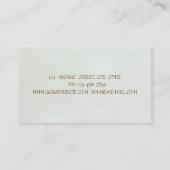 Elegant professioneel stijlvol, modern, gestreept visitekaartje (Achterkant)