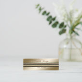 Elegant professioneel stijlvol modern mini visitekaartje (Staand voorkant)