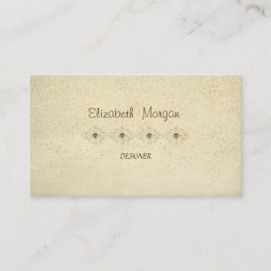 Elegant Professioneel Stijlvol Vintage, Confetti Visitekaartje
