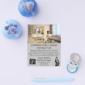 Elegant Professioneel Vastgoed Marketing QR Code Flyer (Enkel)