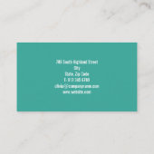 Elegant Professioneel Visitekaartje (Achterkant)