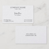 Elegant, professioneel, Visitekaartje (Voorkant / Achterkant)