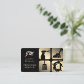 Elegant professionele gouden visitekaartje (Staand voorkant)