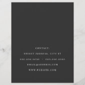 Elegant professionele skyline flyer (Achterkant)