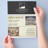 Elegant professionele skyline flyer (Hand)