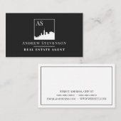 Elegant professionele skyline  visitekaartje (Voorkant / Achterkant)