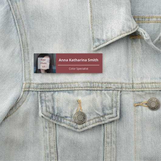 Elegant profiel Afbeelding Expertise Naamplaatje (In situ)