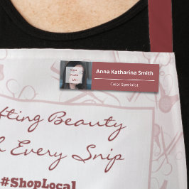 Elegant profiel Afbeelding Expertise Naamplaatje