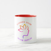 Elegant Profiel Gepersonaliseerde Salon Mok (Midden)