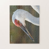 Elegant profiel van een grotere zandheuvelkraan legpuzzel (Verticaal)