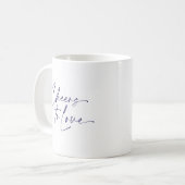 Elegant "Proost op de liefde" Koffiemok (Voorkant links)