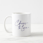 Elegant "Proost op de liefde" Koffiemok (Links)