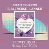 Elegant Proverbs 31 Vrouw Floral Christelijk Plann Planner