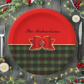 Elegant Pset en Jeweled Bow met naam Papieren Bordje