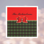 Elegant Pset en Jeweled Bow met naam Servet