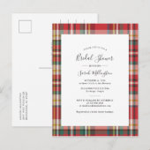 Elegant Pset Rustic Modern Vrijgezellenfeest Uitnodiging Briefkaart (Voorkant / Achterkant)