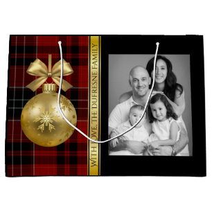 Elegant Pset w. FotoKerstmis Groot Cadeauzakje