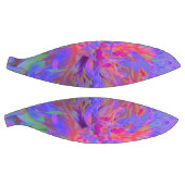 Elegant Psychedelic Decorative Dahlia Flower Basketbal (Panelen)