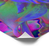 Elegant Psychedelic Decorative Dahlia Flower Perfect Poster (Hoek)