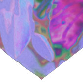 Elegant Psychedelic Decorative Dahlia Flower Tafelkleed (Gekanteld)