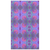 Elegant Psychedelic Decorative Dahlia Flower Tafelkleed (Voorkant)