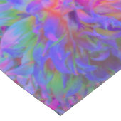 Elegant Psychedelic Decorative Dahlia Flower Tafelkleed (Gekanteld)