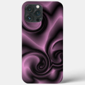 Elegant Psychedelic Paars Swirls Patroon Case-Mate iPhone Case (Achterkant)