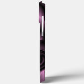 Elegant  Psychedelic Paars Swirls Patroon Case-Mate iPhone Case (Achterkant / Links)