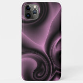Elegant Psychedelic Paarse Swirls Art Pattern Case-Mate iPhone Case (Achterkant)