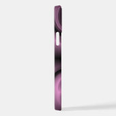 Elegant Psychedelic Paarse Swirls Art Pattern iPhone Hoesje (Rechterkant)