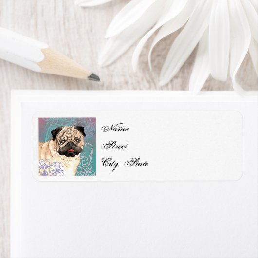 Elegant Pug Etiket (Insitu)