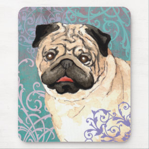 Elegant Pug Muismat