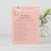 Elegant Pumpkin die vader het beste schoenenspel k Kaart (Staand voorkant)