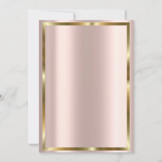 Elegant Pumpkin, Floral, Gold Baby shower Invitati Kaart (Achterkant)