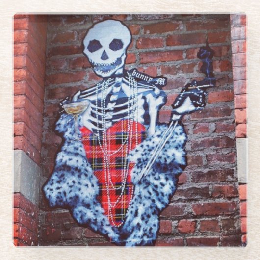 Elegant Punk Onderzetter (Voorkant)