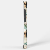 Elegant Puppy and Floral Print Samsung Galaxy Hoesje (Rechterkant)