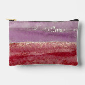 Elegant purple and gold glitter etui (Voorkant)